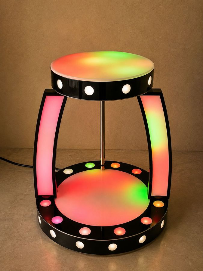 Colour Changing LED Round Display Riser